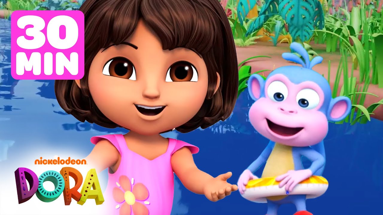 Dora & Boots Playing in the Water for 30 Minutes! | Dora & Friends