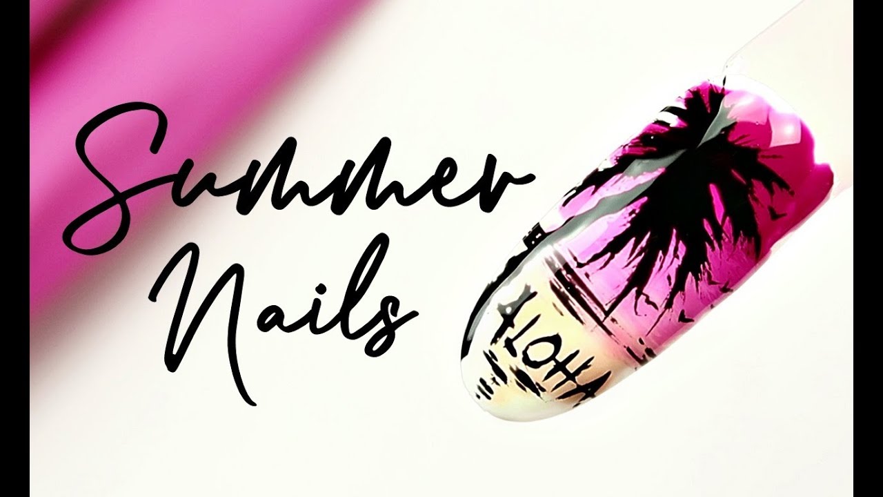 💅 Quick&Easy:: Aloha i palmy! Wakacyjne zdobienie 💅 || Odette Swan