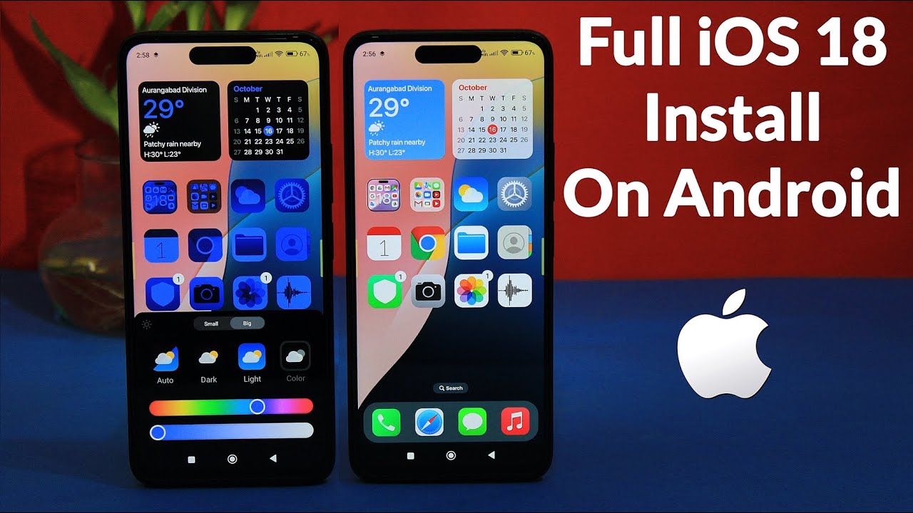 Install iOS 18 On Android Without Root & No Apk | Convert Any Android to iOS 18 | Complete Setup