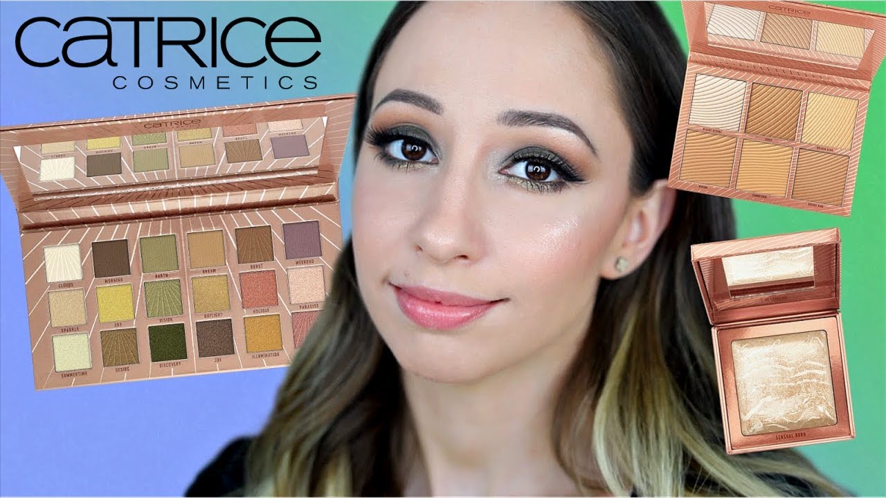 Easy Green Smokey Eye Makeup Tutorial - Catrice TANsation Sunshine Heat Me Up Eyeshadow Palette