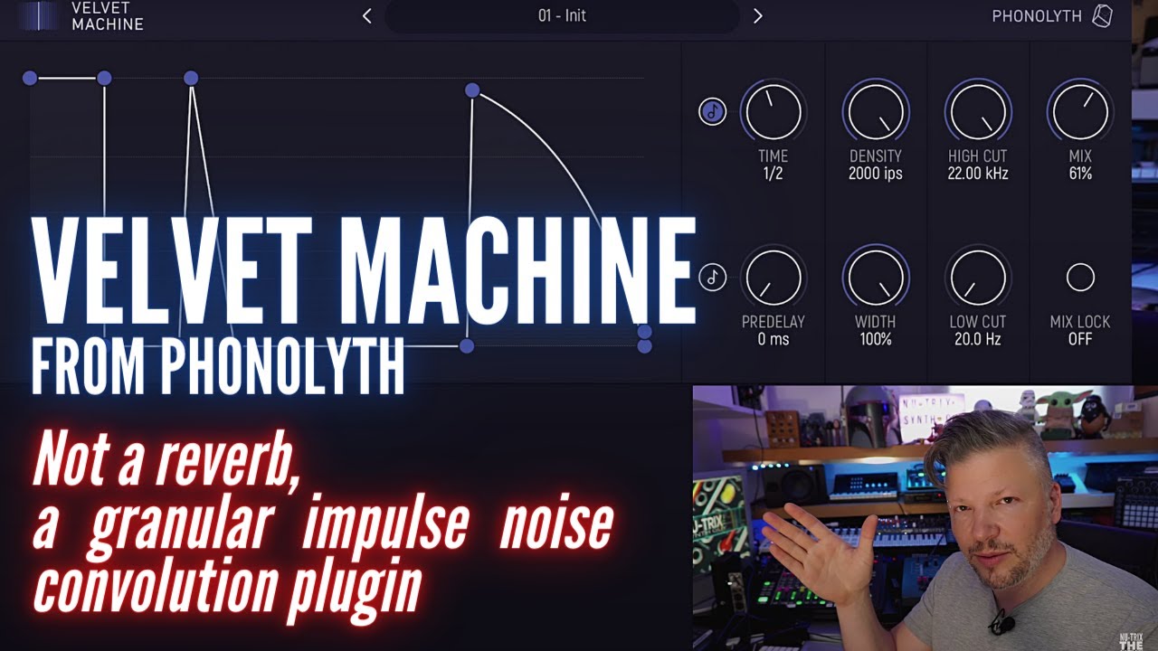 @Phonolyth Velvet Machine - a granular noise convolution #iosplugin