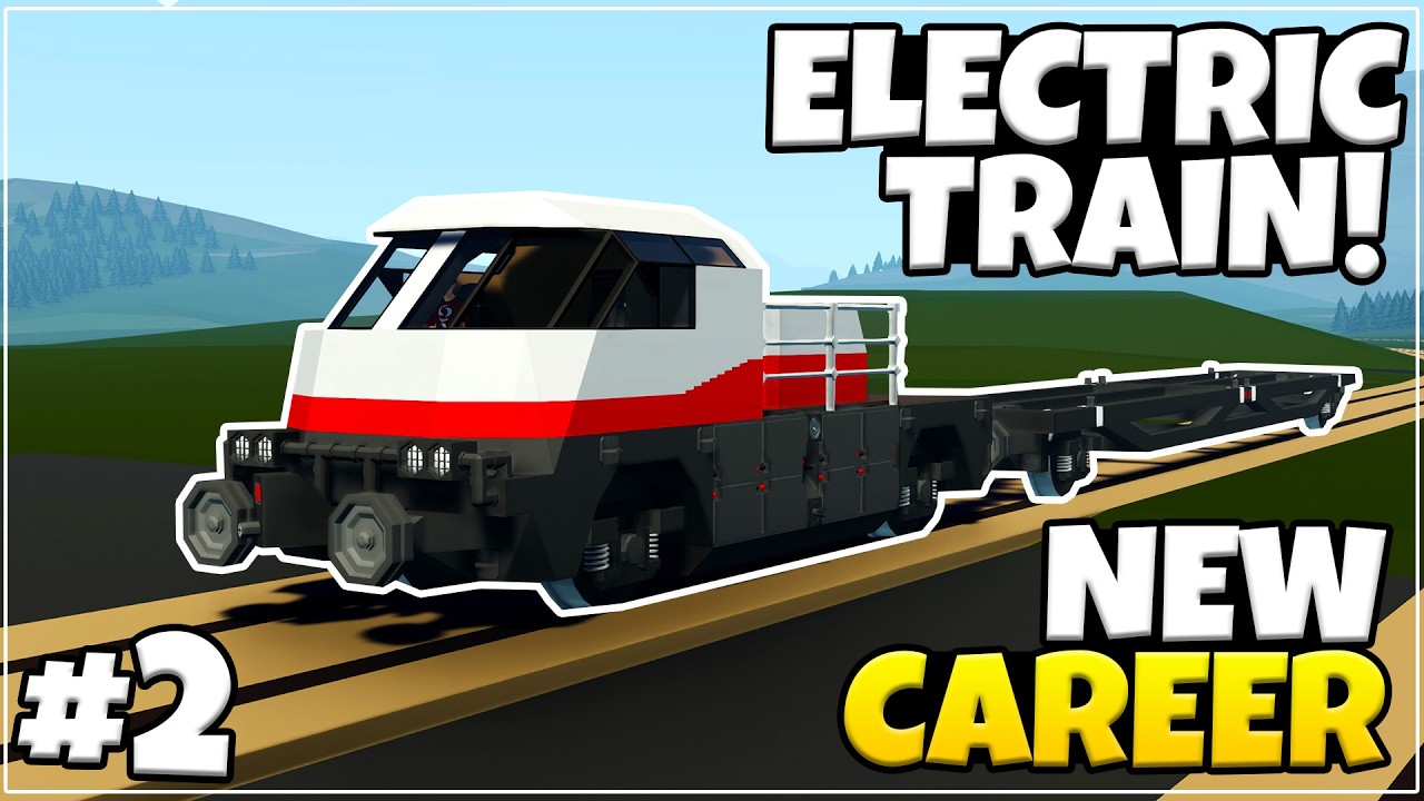 Fully ELECTRIC LOCOMOTIVE Built! - Hardcore War Career Mode!