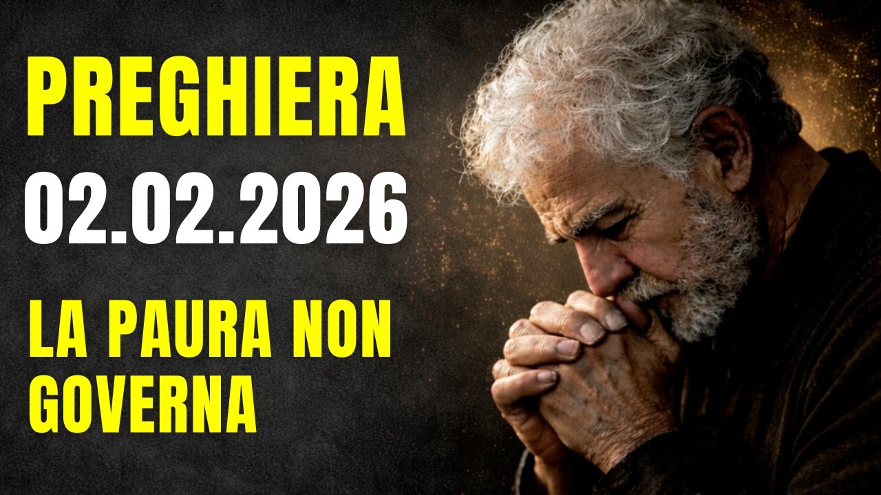 📖 SMETTI DI SCAPPARE: UNA PREGHIERA PER RICEVERE CORAGGIO OGGI