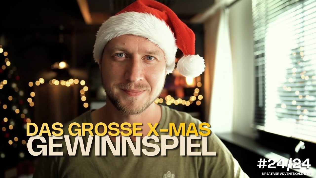 #24/24 – FROHE Weihnachten - Das große Gewinnspiel #logitech #bildkritiker #MaschkeAkademie