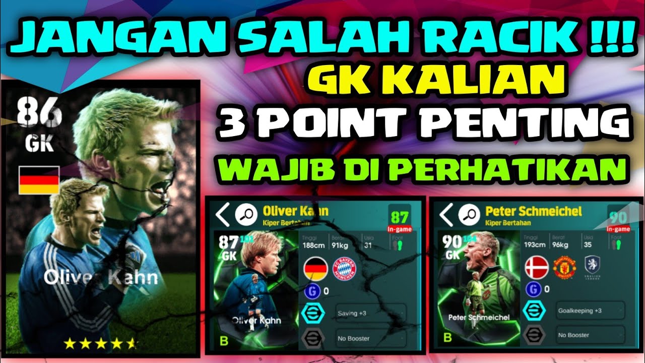 CARA MERACIK GK (KIPER BERTAHAN & AGRESIF) EFOOTBALL 2026 MOBILE