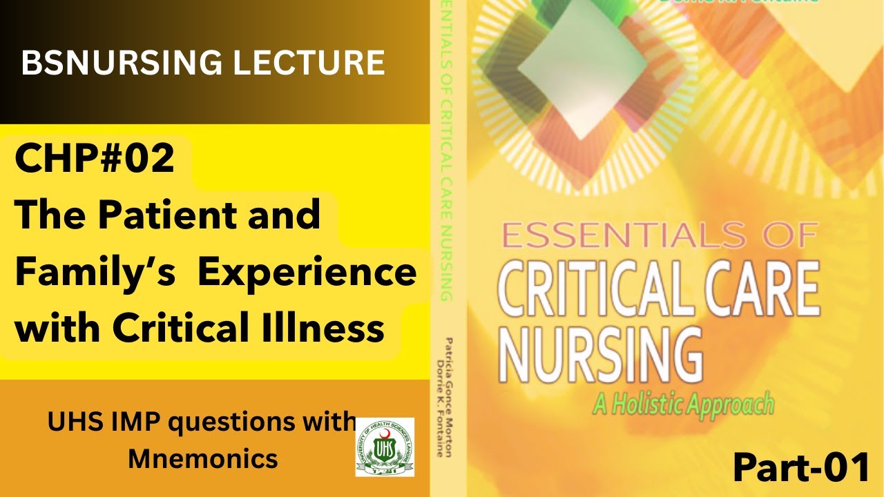 Chp #2 the patient and familys experience with critical illness criticalcarenursing#uhs#bsn