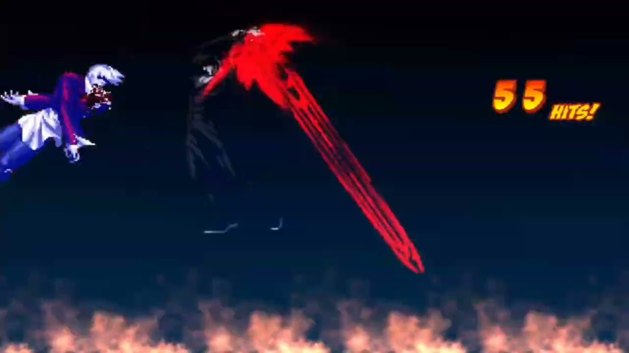 Blood Orochi Iori VS Heive #mugen #jumpforcev14 #mugendarknighit