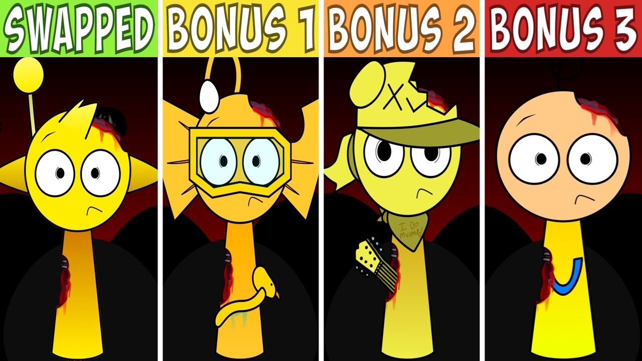 Incredibox Sprunki | SWAPPED VS BONUS 1 VS BONUS 2 VS BONUS 3