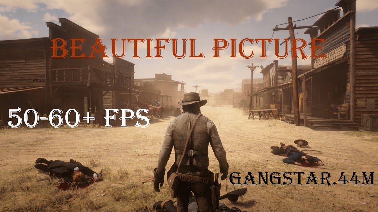 Red dead redemption 2 -Настройки на RX580 4GB 60fps (Новая версия)