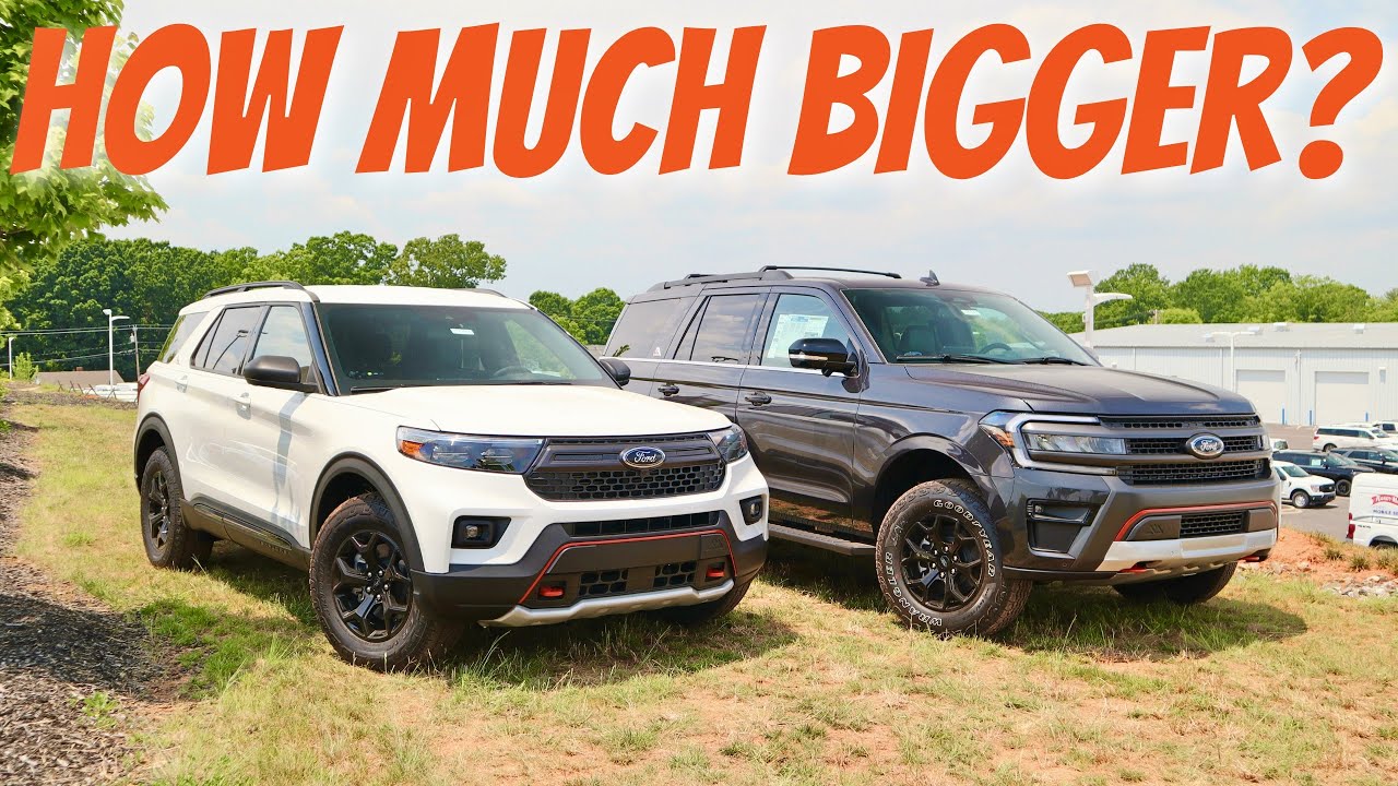 2022 Ford Expedition Timberline vs Explorer Timberline | Size Comparison and Off Road