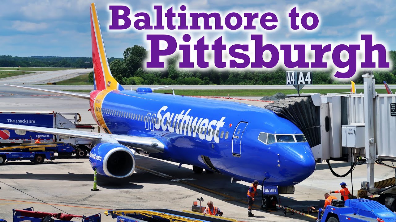 Full Flight: Southwest Airlines B737-800 Baltimore to Pittsburgh (BWI-PIT) ~ 2nd ed.