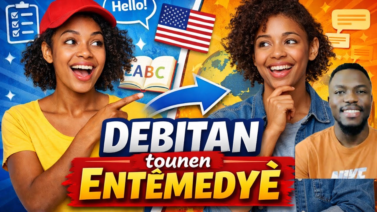 Debitan ➜ Entèmedyè: Konvèsasyon Anglais Sa Yo Esansyèl