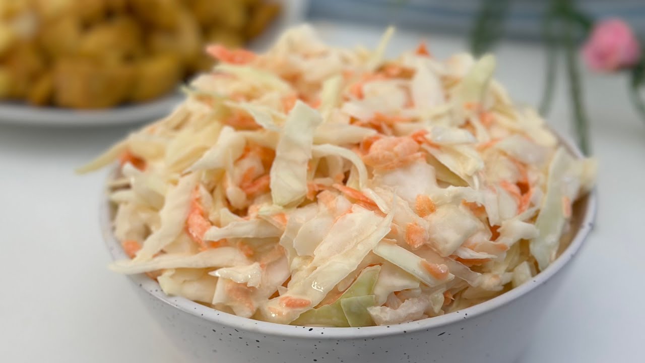 recette de la salade coleslaw   سلطة الكولسلو