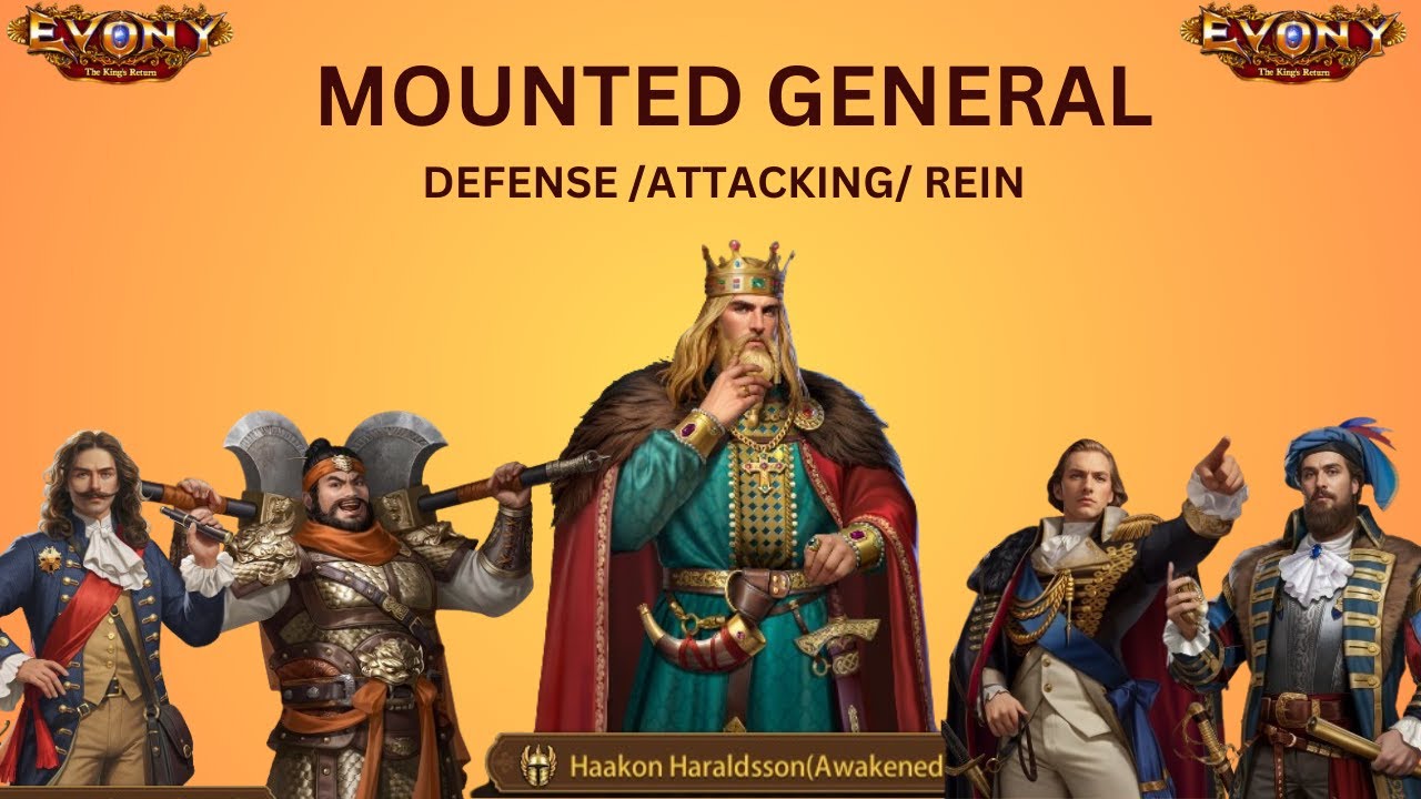 EVONY - Haakon Haraldsson - New Mounted General - Worth Using?