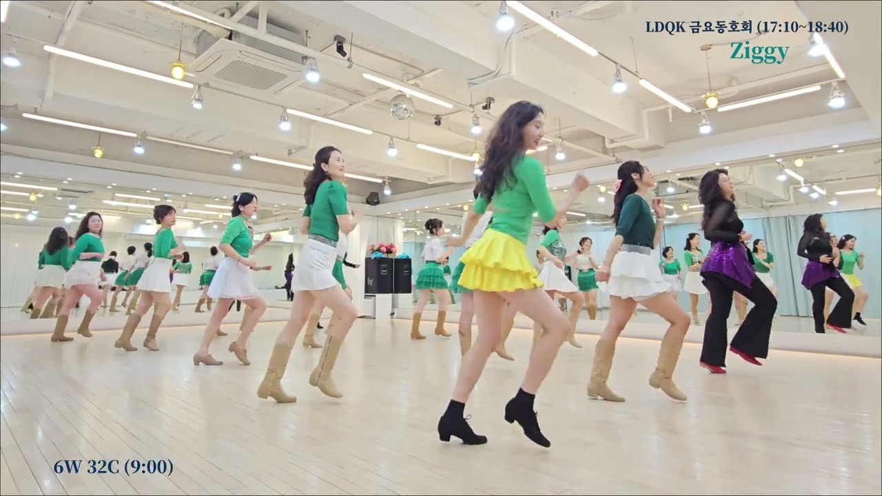 Ziggy Line Dance | Абсолютный новичок | Ziggy Line Dance | Linedancequeen | Junghye Yoon