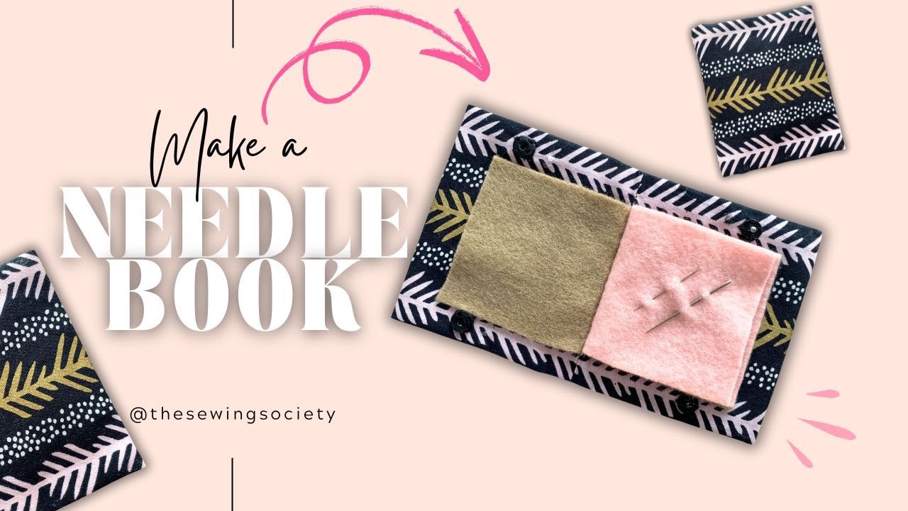 Easy Needle Book Tutorial 🪡| A Perfect Scrap-Busting Slow Sewing Project✂️