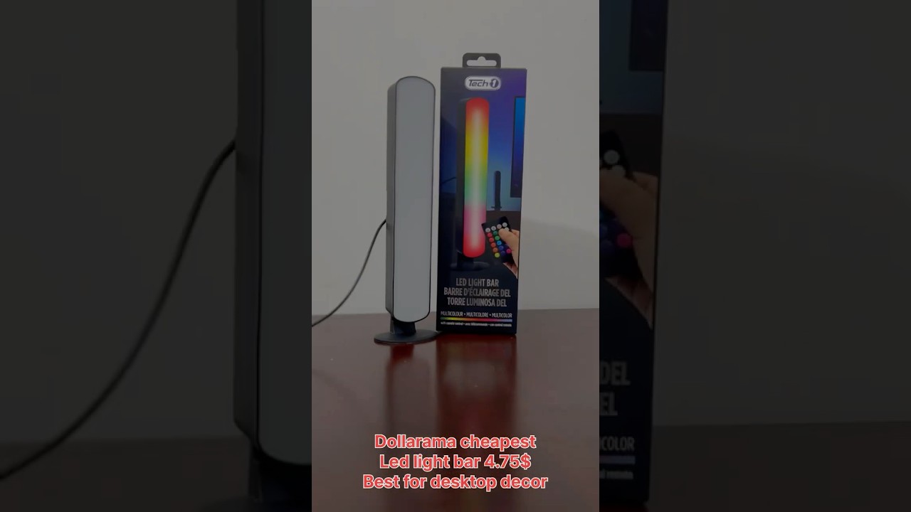 DOLLARAMA FINDS! LED LIGHT BAR 4.75$ 