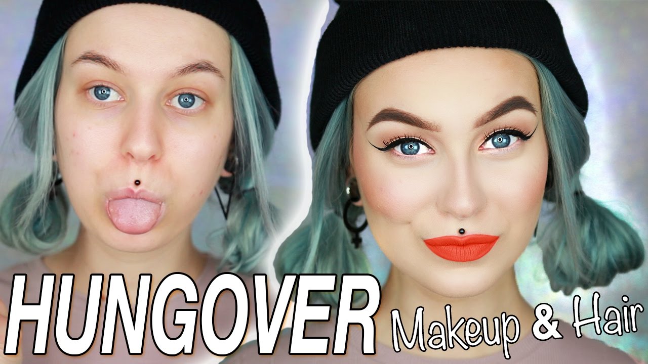 Hungover Makeup & Hair Tutorial | Evelina Forsell