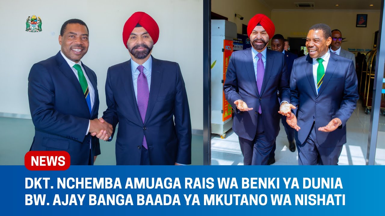 DKT. NCHEMBA AMUAGA RAIS WA BENKI YA DUNIA