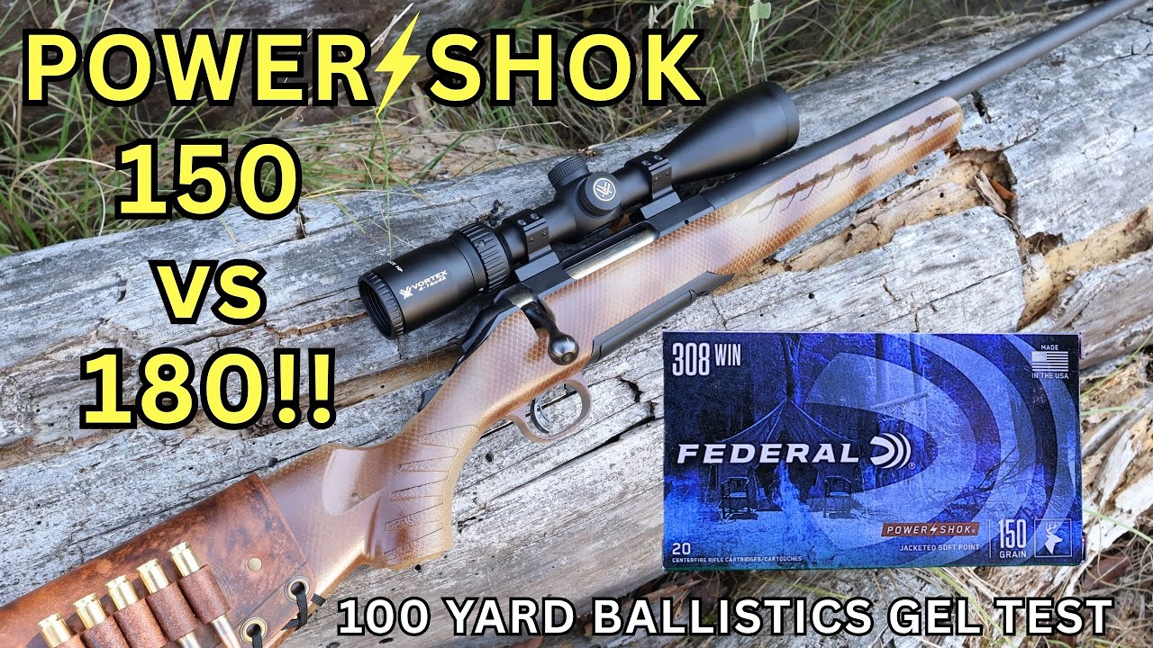 БИТВА БОЕПРИПАСАМИ!! Тест гелевых патронов 308 Winchester Federal Powershock Ballistics