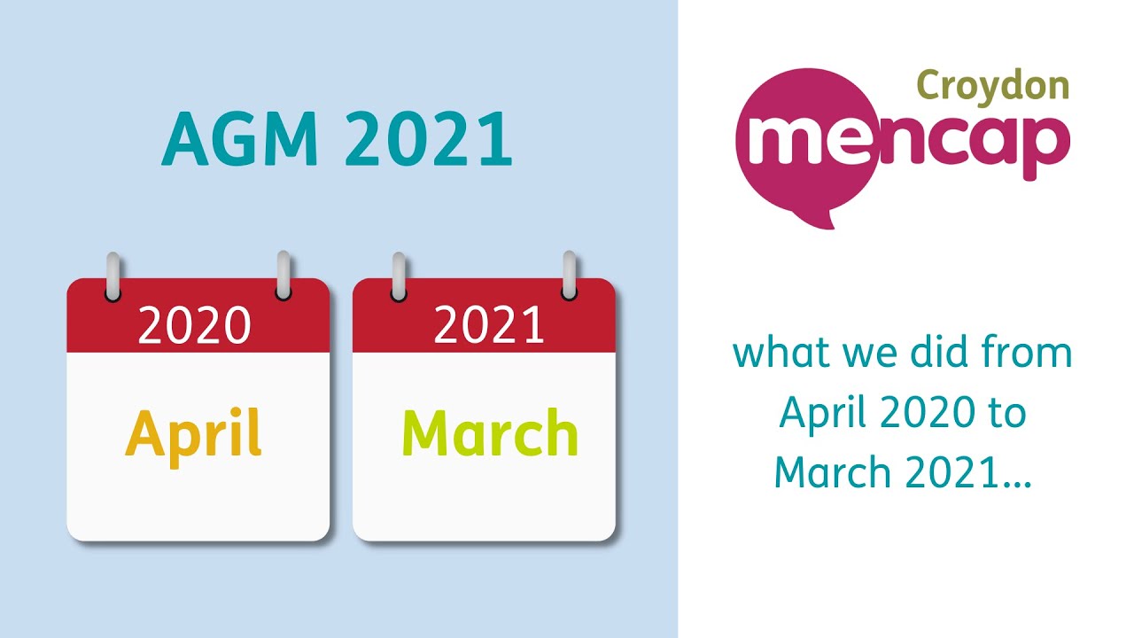 Croydon Mencap - what we did from April 2020 to March 2021