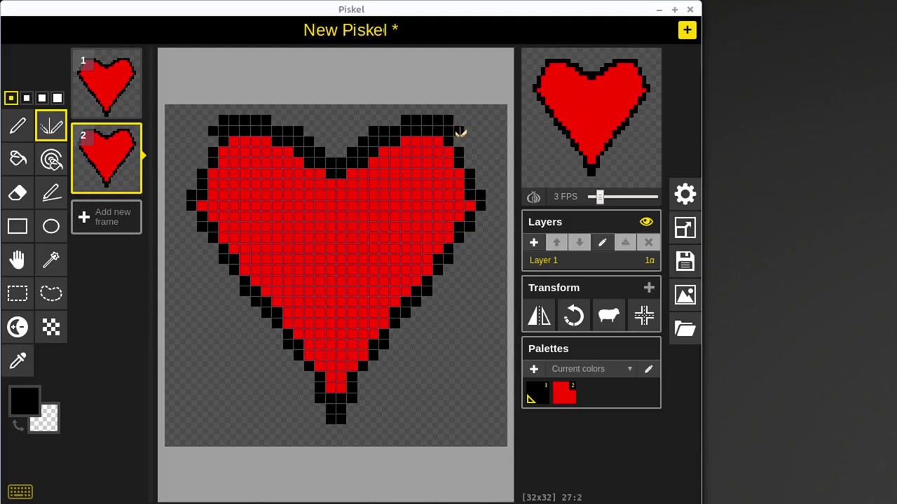 Piskel | Simple Pixel Animation