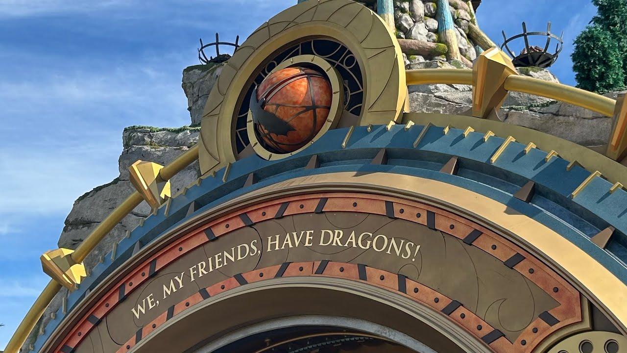 Universal Studios Epic World Part 1 #universalstudios #epic #amusementpark #orlando #travel #dragon
