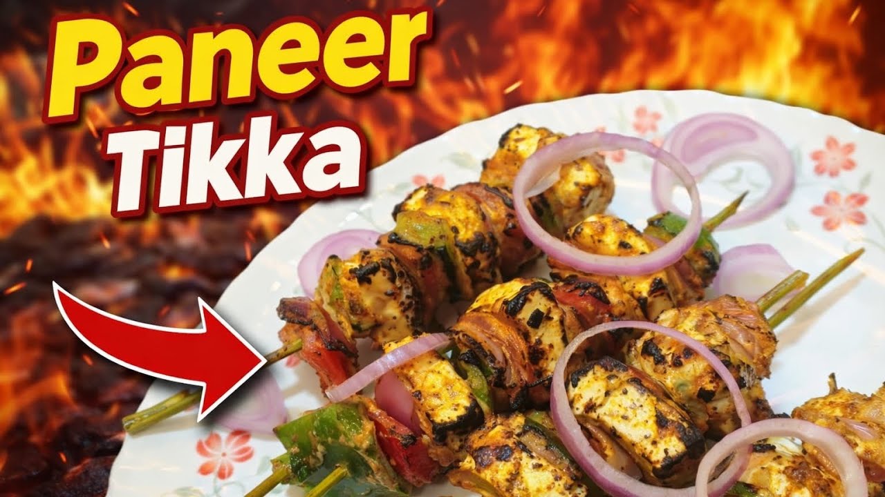 Stop Order Make Perfect Paneer Tikka at Home 🧀🔥#paneer tikka #tikka recipe #viral #oc #wow #trending