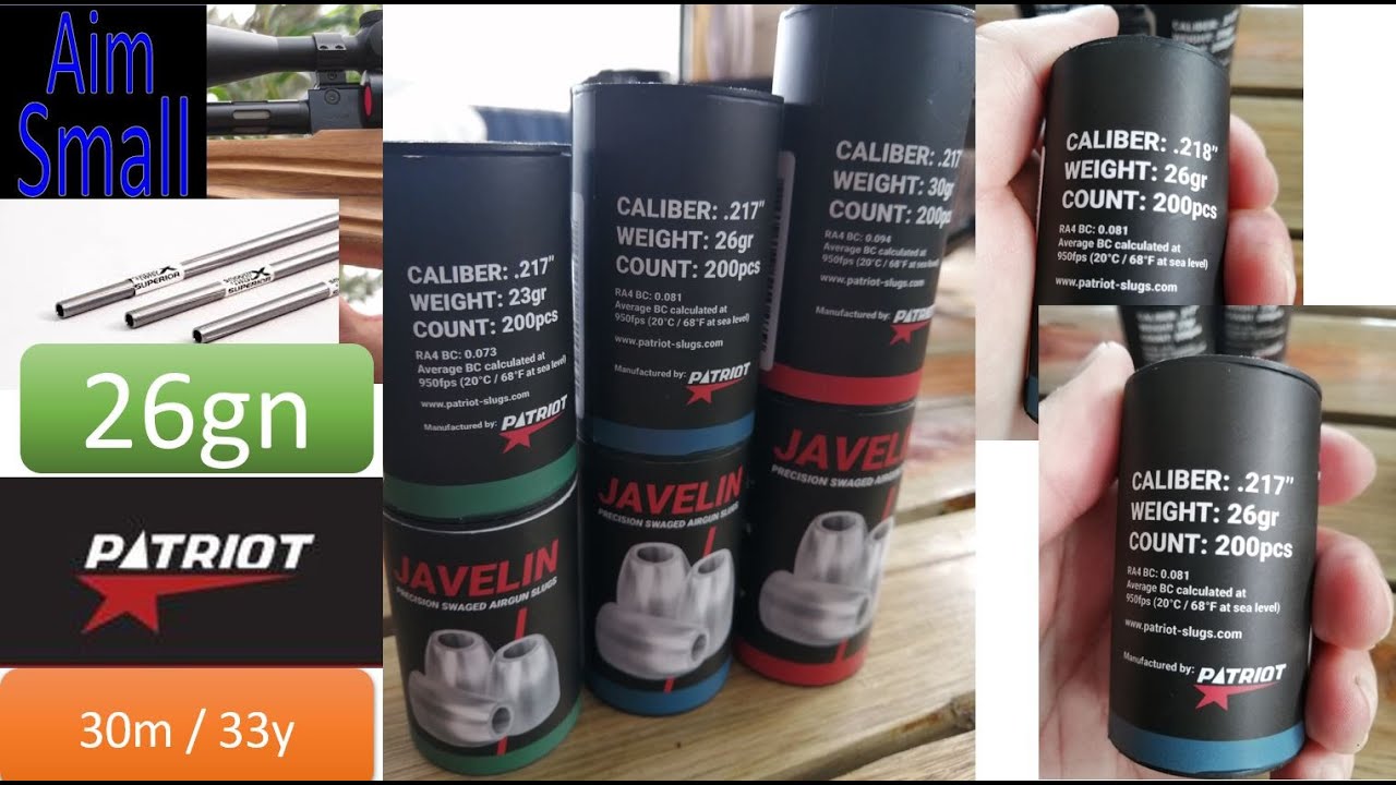 Brand new Javelin 26gn Slugs