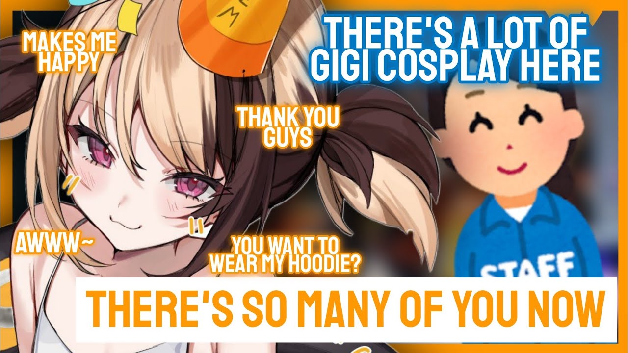 Gigi is so Happy to See a lot of Gigi Murin Cosplayers