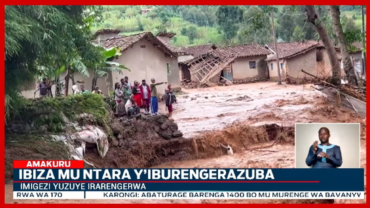 Perezida Kagame yihanganishije imiryango yabuze ababo bishwe n'ibiza