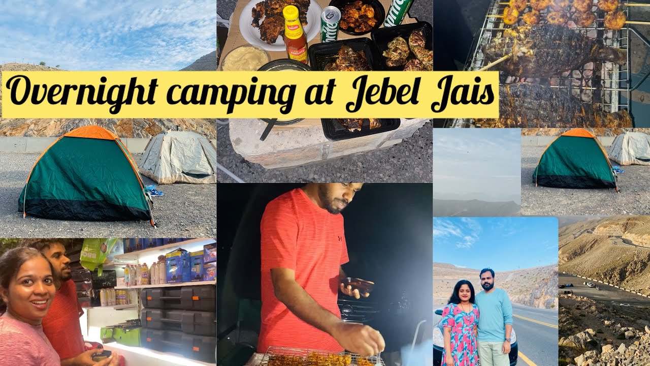 Overnight Camping at Jebel Jais ⛰️| UAE | Malayalam Vlog| Sandra Vineeth