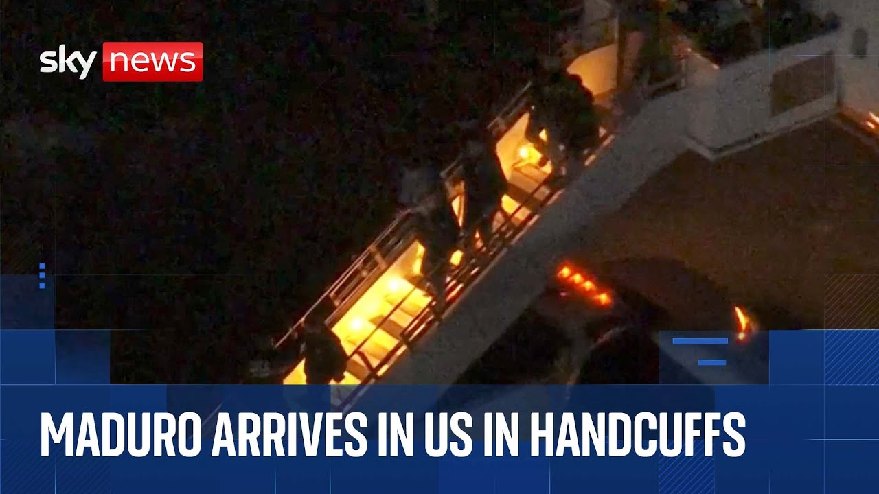 Maduro lands in New York after being 'captured' by the US