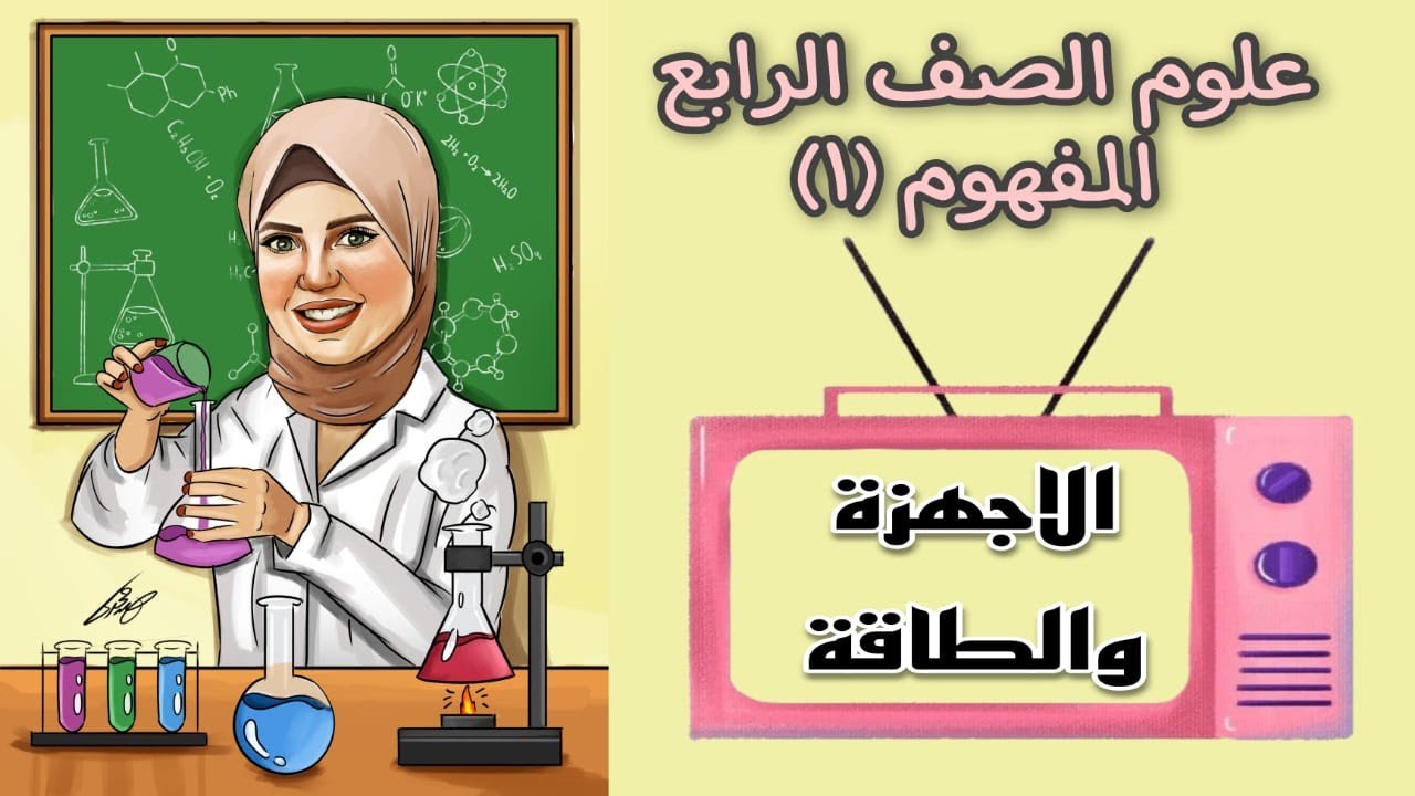 الاجهزة والطاقة _ علوم الصف الرابع الترم التاني 2022 _ المفهوم الاول .