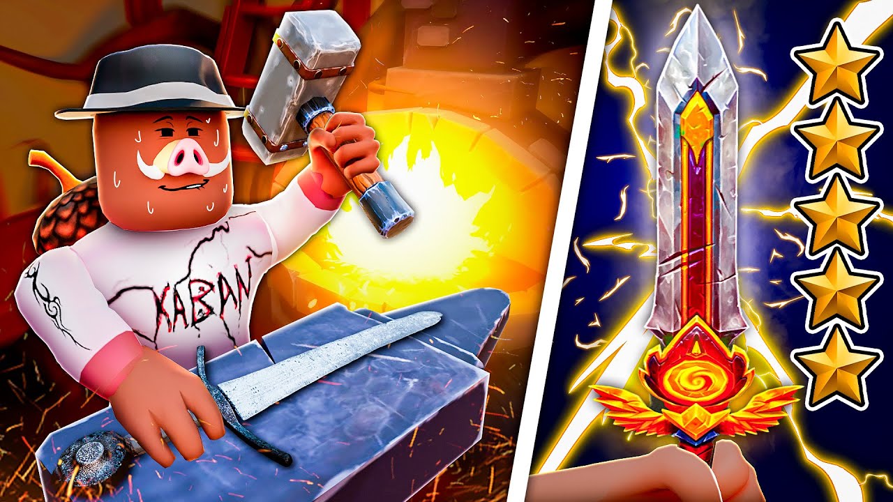 😰Мы ПРОДОЛЖИЛИ ПУТЬ КУЗНЕЦОВ в Мире Роблокс! [The Forge] + Фиксплей!