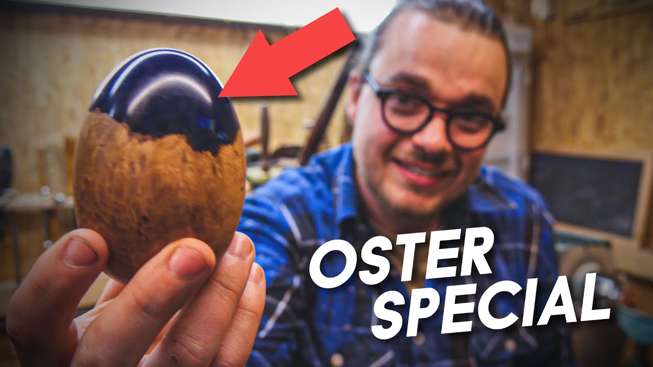 OSTEREI Aus Epoxidharz DRECHSELN || Epoxy Drechseln || Konterholz
