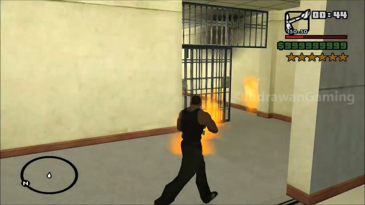 GTA San Andreas - CJ Cooks Everyone in LVPD HQ #3