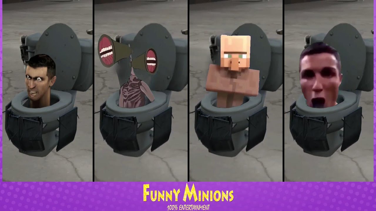 Skibidi Toilet - ORIGINAL vs SIREN HEAD vs MINECRAFT VILLAGER vs SIUUU
