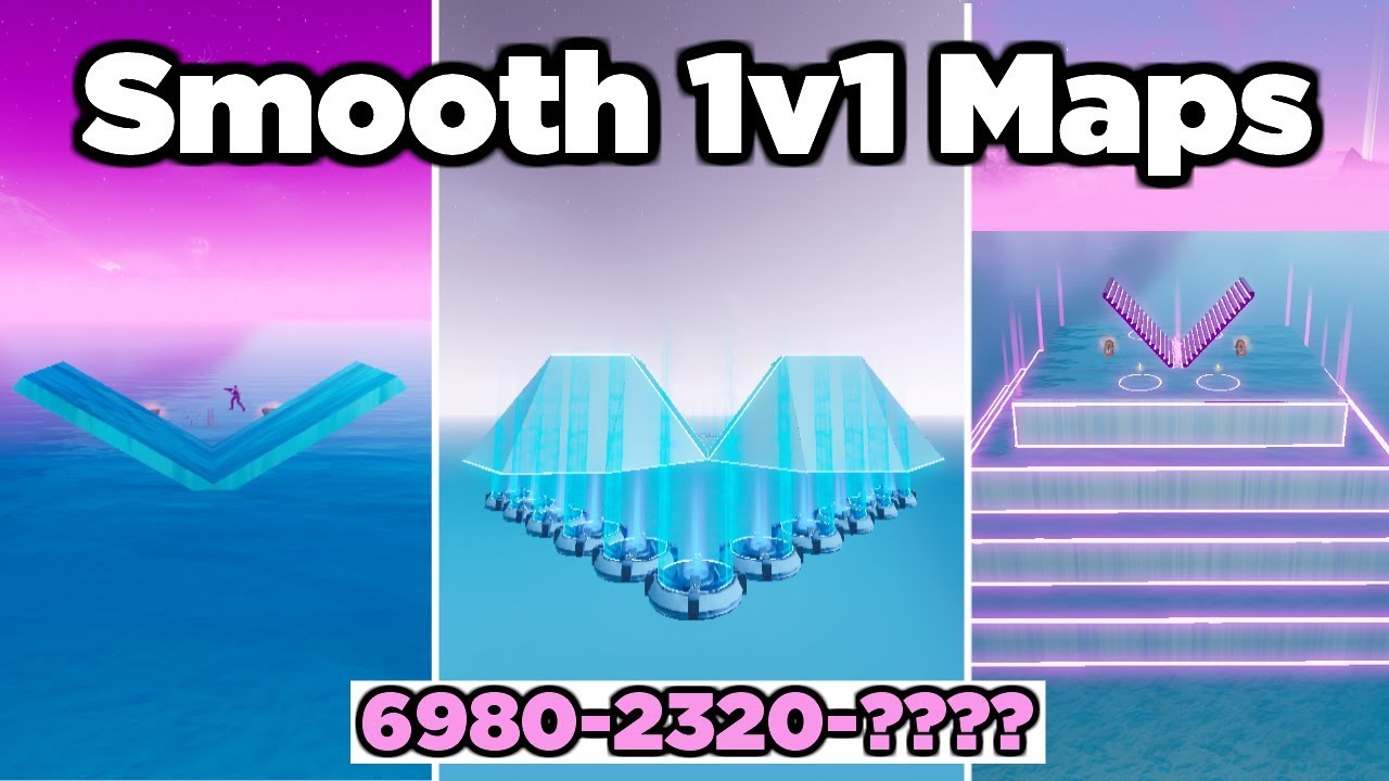 The *Smoothest* 1v1 Maps you have Ever Seen 💯 (Fortnite 1v1 Creative Map codes)