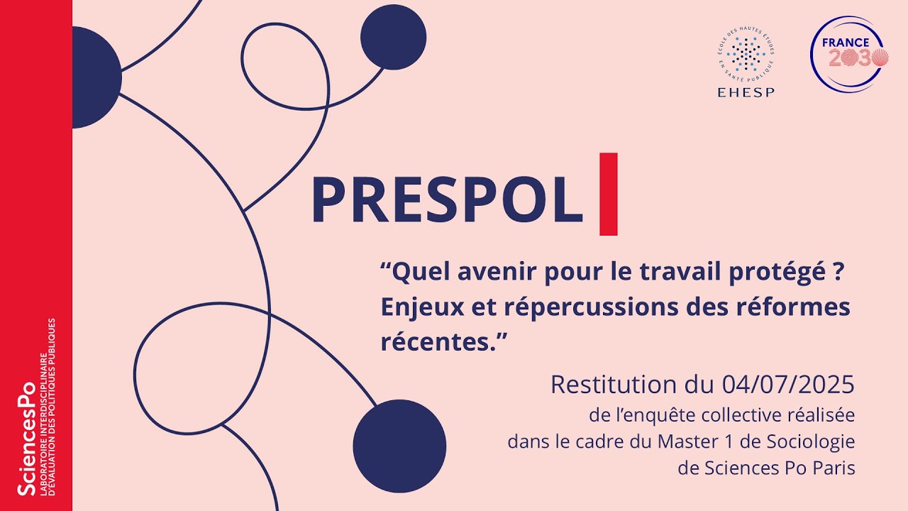 Quel avenir pour le travail protégé ? Enjeux et répercussions des réformes récentes.