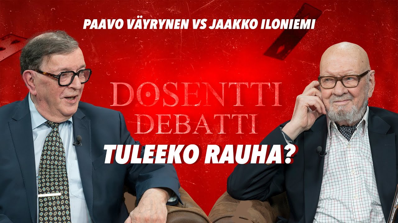 Tuleeko rauha? / Paavo Väyrynen vs Jaakko Iloniemi / DOSENTTI DEBATTI