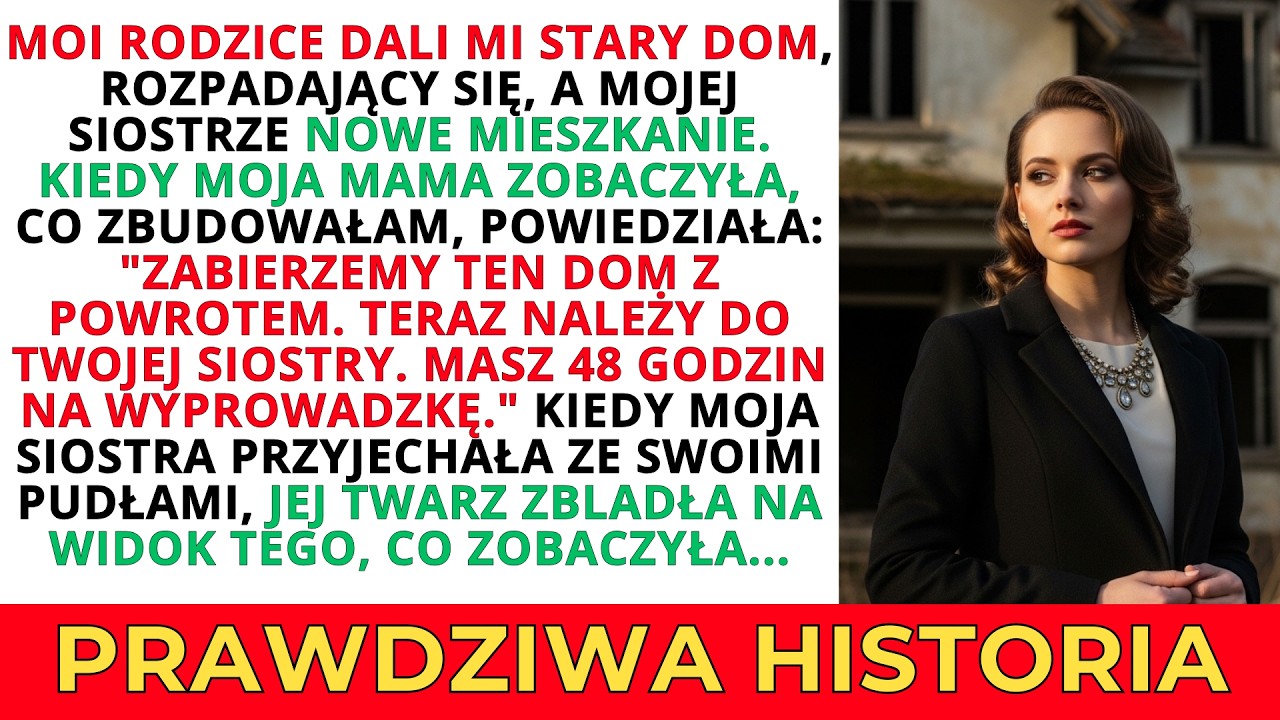 MOI RODZICE DALI MI STARY, ROZPADAJĄCY SIĘ DOM, A MOJEJ SIOSTRZE MIESZKANIE, MAŁO WIEDZIELI