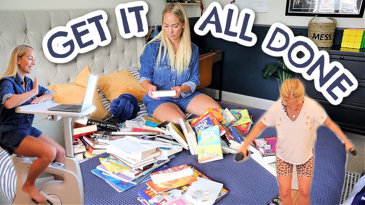 GET IT ALL DONE - SLOW COOK, CLEANING, BACK TO SCHOOL PREP, WORKOUT & MORE | Emily Norris AD