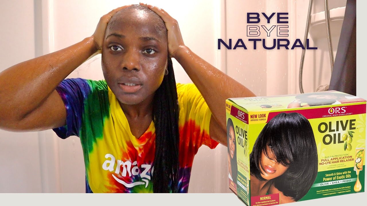 RELAXED MY 4C HAIR AFTER 7 YEARS NATURAL