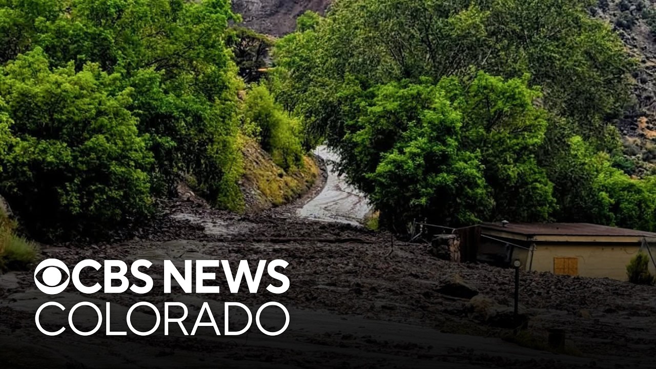 Mudslides block road, trap visitors at Colorado national park