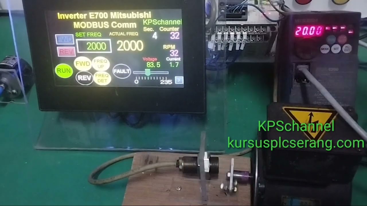 Highspeed Counter PLC Mitsubishi (RPM Counter)
