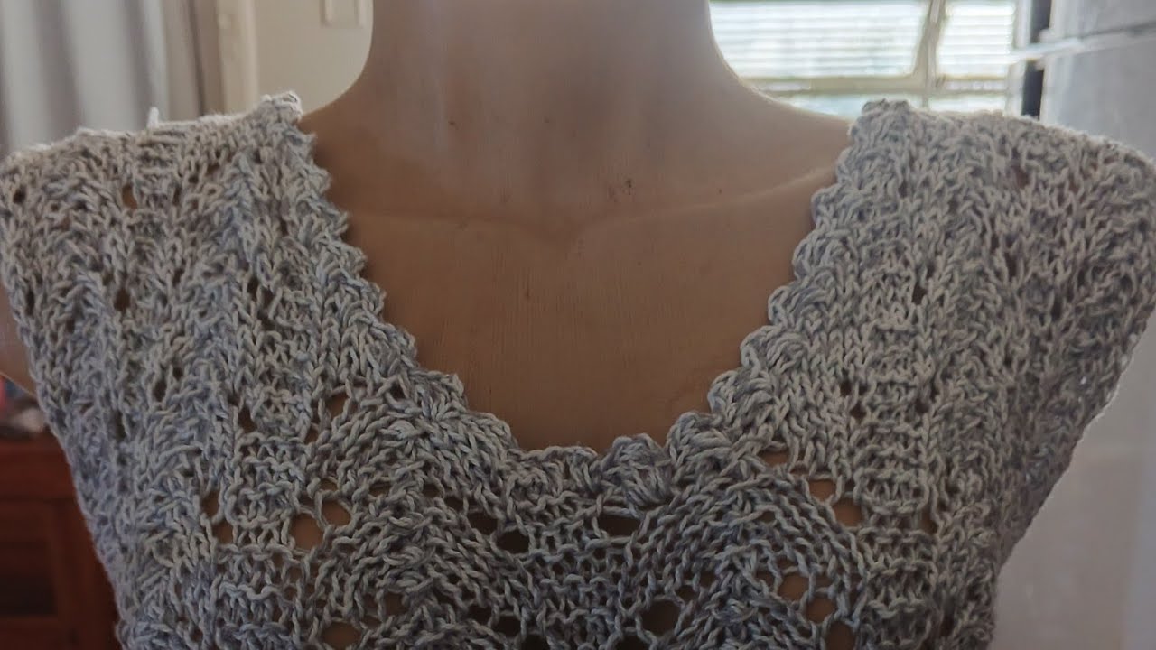 Tutorial completo da blusa andorinha em tricô 