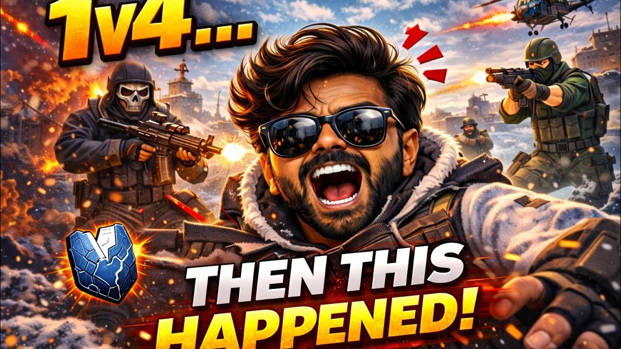 1v4...and then THIS HAPPENED #warzone 