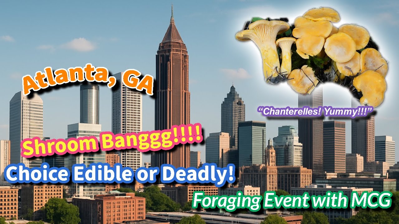 Let's pick Wild shrooms in Atlanta! Come on! Mushroom Forage with Georgia Mushroom Club!