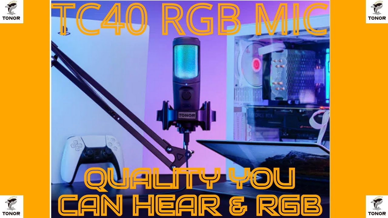 Tonor TC40 RGB Mic is a Streamers price to performance dream. 
